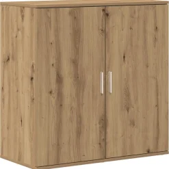 vidaXL Armarios Y Almacenamiento-Aparador Roble artesanal 79 x 38 x 80 cm Madera de ingeniería