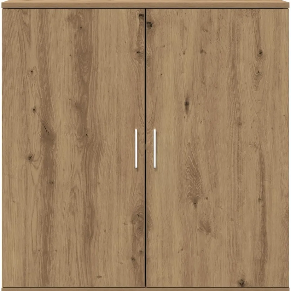 vidaXL Armarios Y Almacenamiento-Aparador Roble artesanal 79 x 38 x 80 cm Madera de ingeniería
