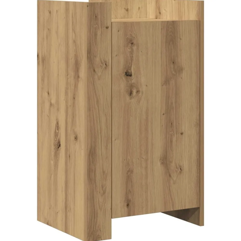 vidaXL Aparador Roble artesanal 45 x 35 x 75 cm Roble artisan Discount