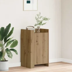 vidaXL Aparador Roble artesanal 45 x 35 x 75 cm Roble artisan Discount