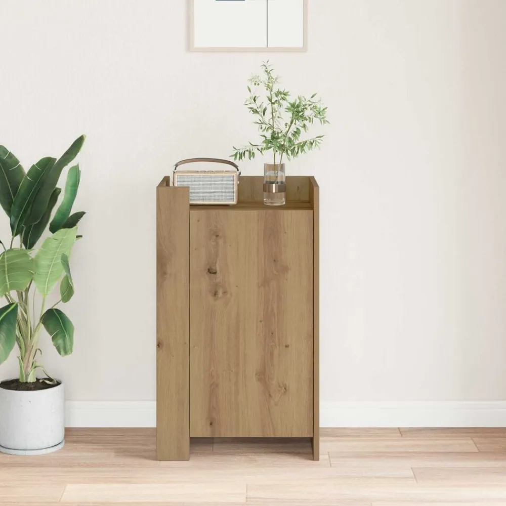 vidaXL Aparador Roble artesanal 45 x 35 x 75 cm Roble artisan Discount