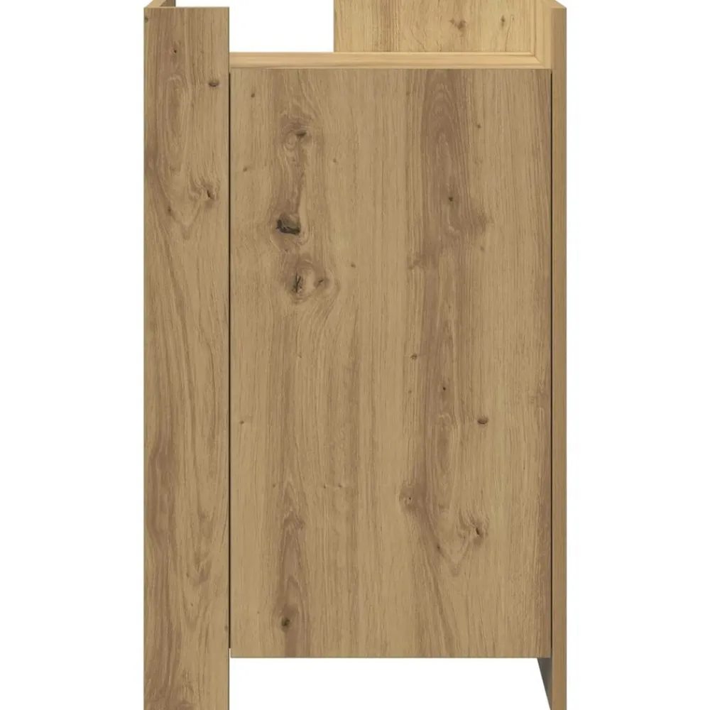 vidaXL Aparador Roble artesanal 45 x 35 x 75 cm Roble artisan Discount