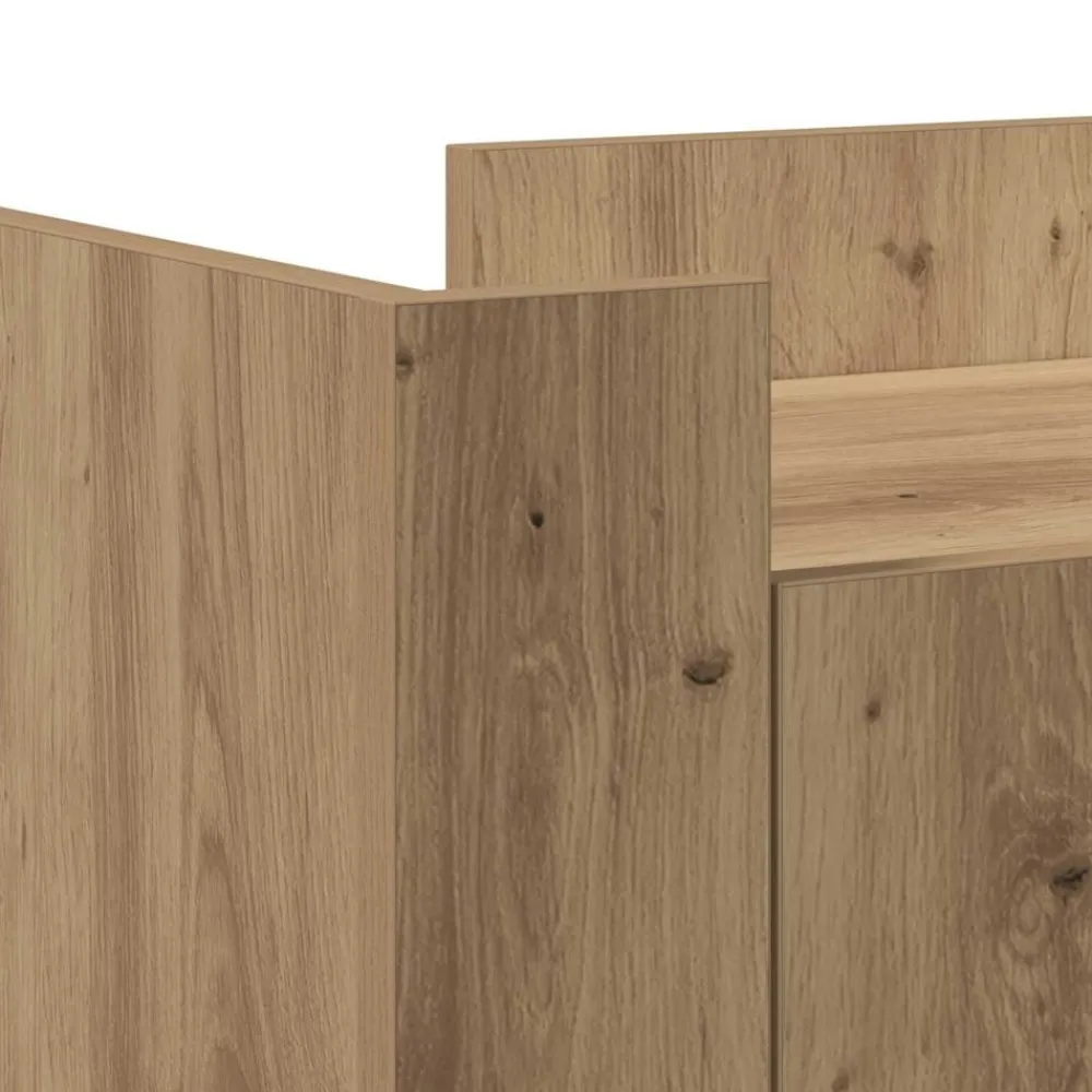 vidaXL Aparador Roble artesanal 45 x 35 x 75 cm Roble artisan Discount