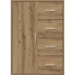 vidaXL Armarios Y Almacenamiento-Aparador Roble artesanal 60 x 31 x 84 cm Madera de ingeniería