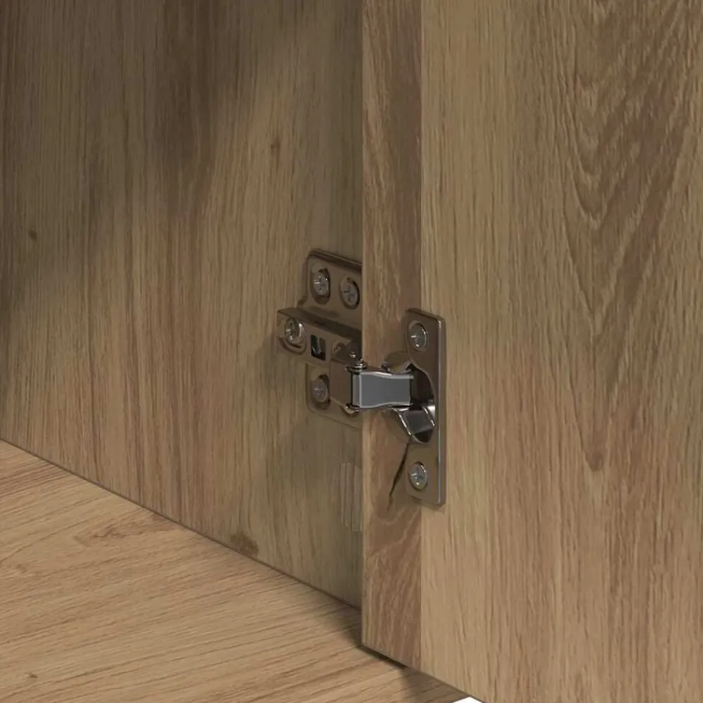 vidaXL Armarios Y Almacenamiento-Aparador Roble artesanal 60 x 31 x 70 cm Madera de ingeniería