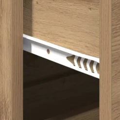 vidaXL Armarios Y Almacenamiento-Aparador Roble artesanal 60 x 31 x 84 cm Madera de ingeniería