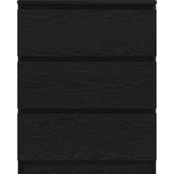 vidaXL Aparador 60x35x76 cm Madera de ingeniería Roble negro Sale