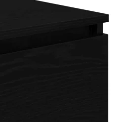 vidaXL Aparador 60x35x76 cm Madera de ingeniería Roble negro Sale