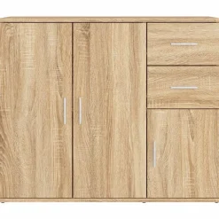 vidaXL Armarios Y Almacenamiento-Aparador 91x29,5x75 cm Madera de ingeniería