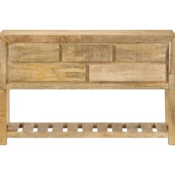 vidaXL Armarios Y Almacenamiento-Aparador 120x30x75 cm madera maciza de mango