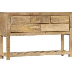 vidaXL Armarios Y Almacenamiento-Aparador 120x30x75 cm madera maciza de mango