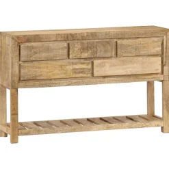 vidaXL Armarios Y Almacenamiento-Aparador 120x30x75 cm madera maciza de mango