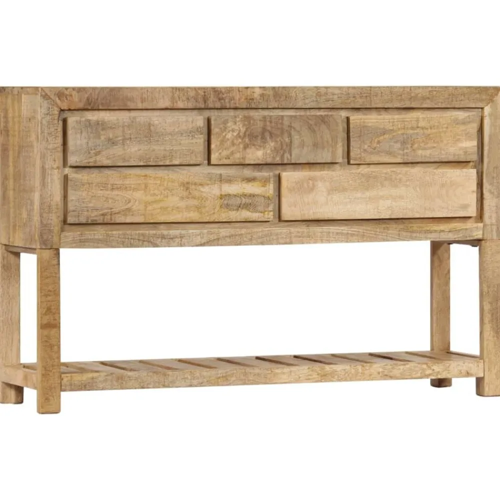 vidaXL Armarios Y Almacenamiento-Aparador 120x30x75 cm madera maciza de mango