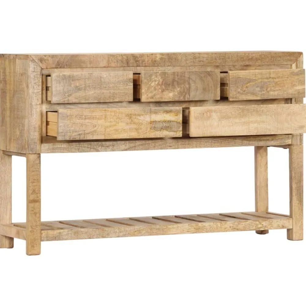 vidaXL Armarios Y Almacenamiento-Aparador 120x30x75 cm madera maciza de mango