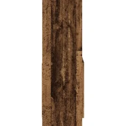 vidaXL Aparadorde madera de ingeniería madera envejecida 63x33x100 cm Madera antigua