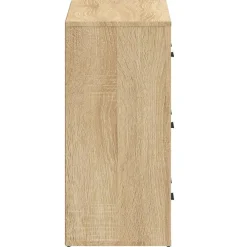 vidaXL Aparadores 2 piezas madera contrachapada color Roble Sonoma Clearance