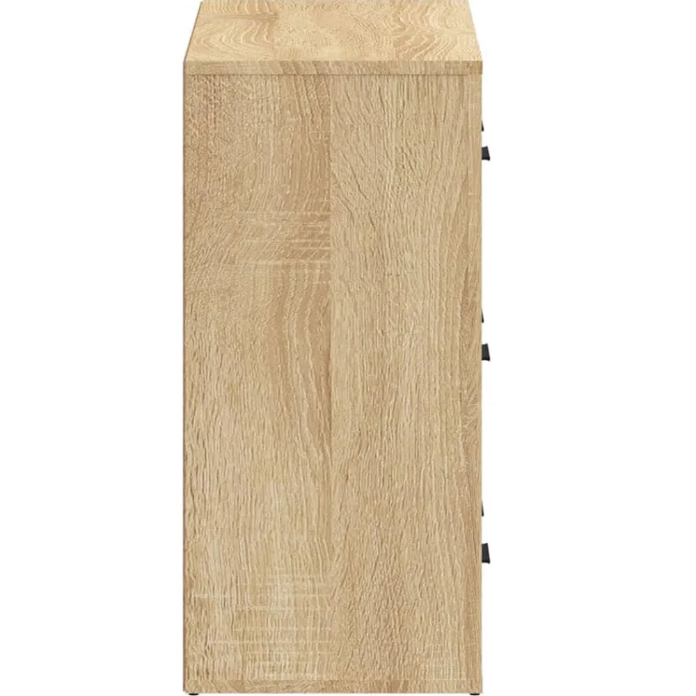 vidaXL Aparadores 2 piezas madera contrachapada color Roble Sonoma Clearance