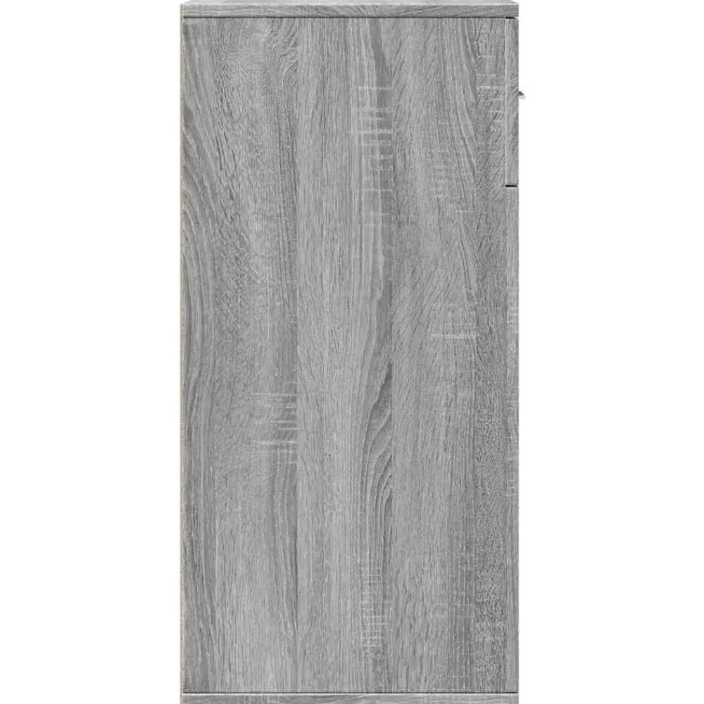 vidaXL Armarios Y Almacenamiento-Aparadores 2 uds madera de ingeniería 79x38x80 cm