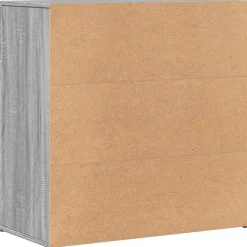 vidaXL Armarios Y Almacenamiento-Aparadores 2 uds madera de ingeniería 79x38x80 cm