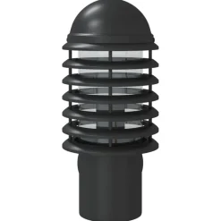 vidaXL Aplique de exterior de acero inoxidable Negro Online