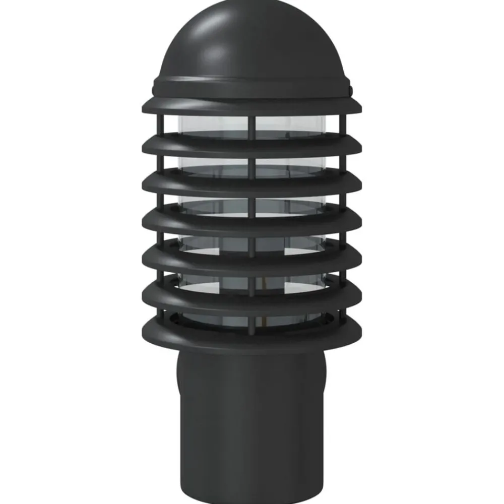 vidaXL Aplique de exterior de acero inoxidable Negro Online