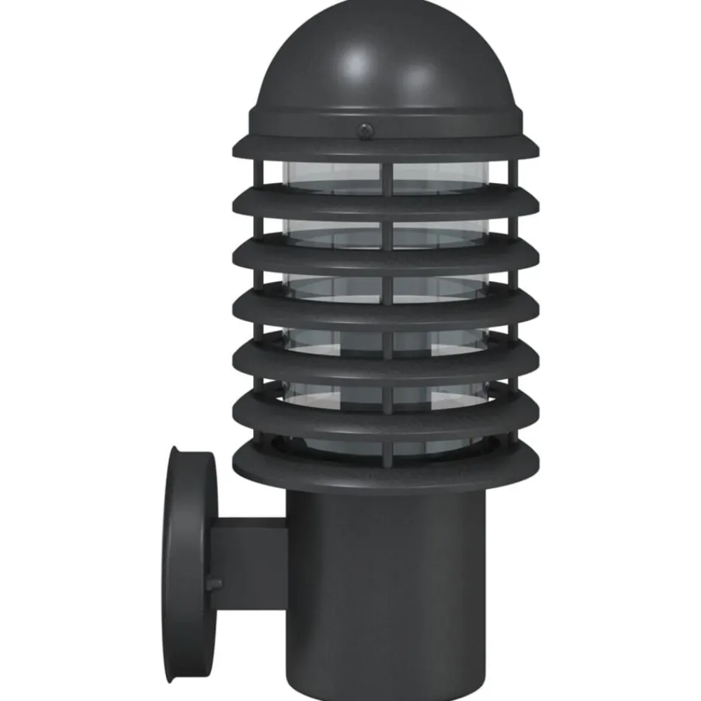 vidaXL Aplique de exterior de acero inoxidable Negro Online