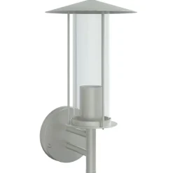 vidaXL Iluminación-Aplique de exterior de acero inoxidable