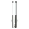vidaXL Aplique de exterior con detector de movimiento acero inoxidable Hot