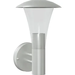 vidaXL Iluminación-Aplique de exterior de acero inoxidable