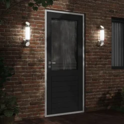 vidaXL Aplique de exterior de acero inoxidable Plateado