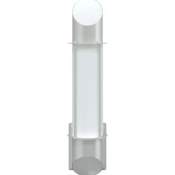 vidaXL Aplique de exterior de acero inoxidable Plateado