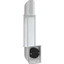 vidaXL Aplique de exterior de acero inoxidable Plateado