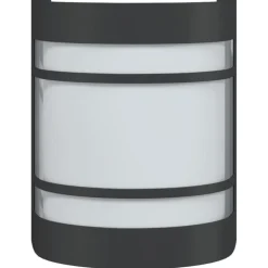 vidaXL Aplique de exterior de acero inoxidable Negro