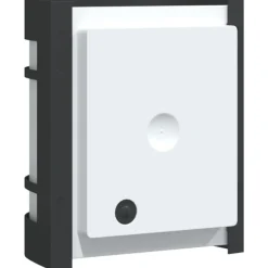 vidaXL Aplique de exterior de acero inoxidable Negro