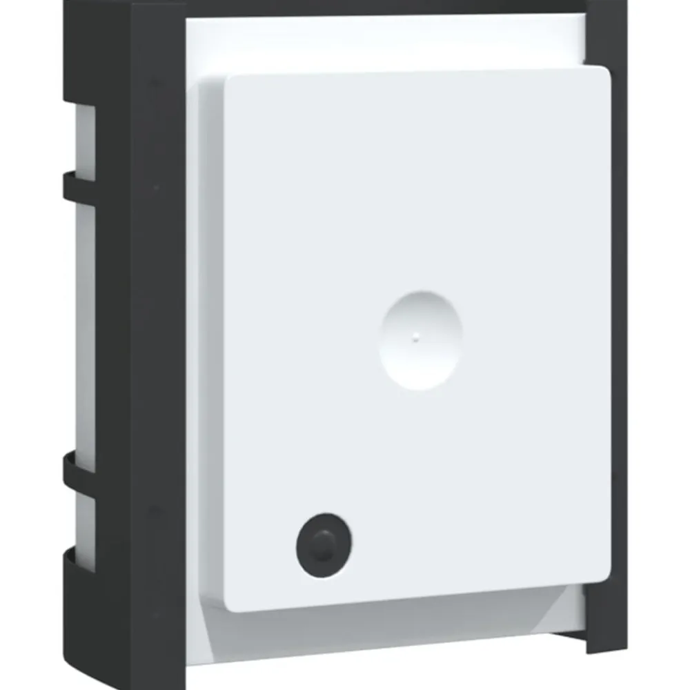vidaXL Aplique de exterior de acero inoxidable Negro