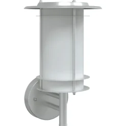 vidaXL Aplique de exterior de acero inoxidable Plateado Online