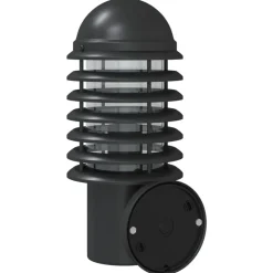 vidaXL Iluminación-Aplique de exterior con sensor acero inoxidable