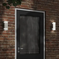 vidaXL Aplique de exterior de acero inoxidable Plateado Clearance