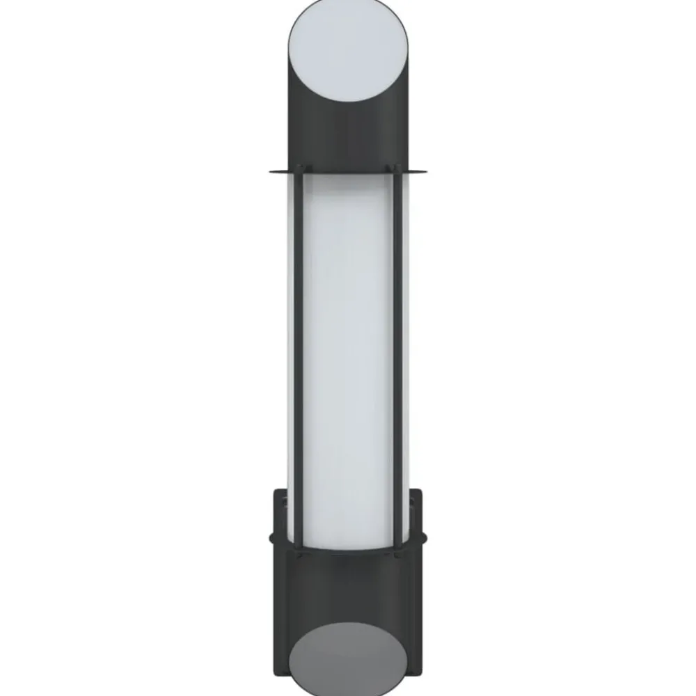 vidaXL Aplique de exterior de acero inoxidable Negro Sale