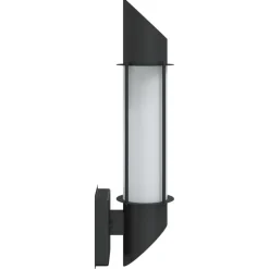 vidaXL Aplique de exterior de acero inoxidable Negro Sale