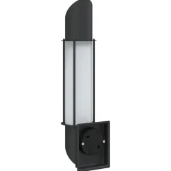vidaXL Aplique de exterior de acero inoxidable Negro Sale