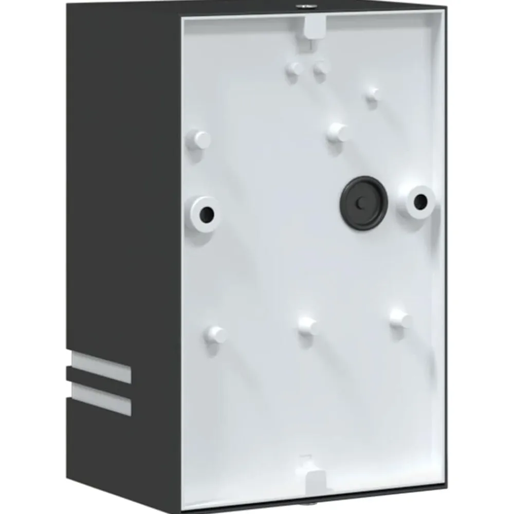 vidaXL Apliques de exterior 2 unidades acero inoxidable Negro Hot