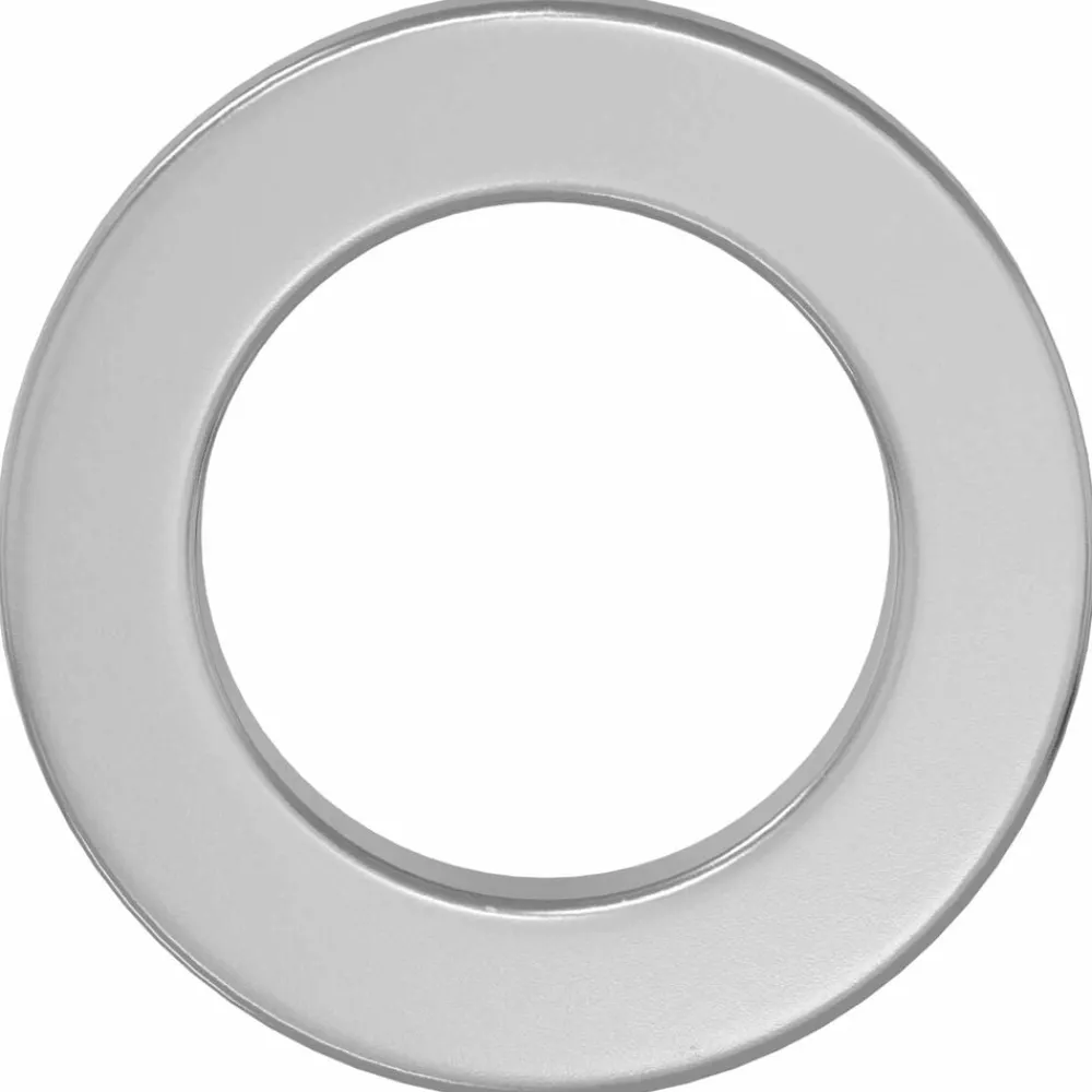 vidaXL Accesorios De Bricolaje-Arandelas 2 pcs Plateado 10 x 10 x 1,2 mm Acero