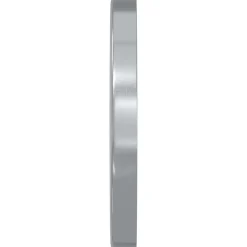 vidaXL Accesorios De Bricolaje-Arandelas 2 pcs Plateado 10 x 10 x 1,2 mm Acero