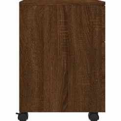 vidaXL Armarios Y Almacenamiento-Archivador ruedas madera contrachapada roble Sonoma 45x38x54 cm