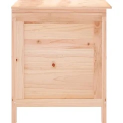vidaXL Muebles De Jardín-Arcón de jardín madera maciza abeto 50x49x56,5 cm