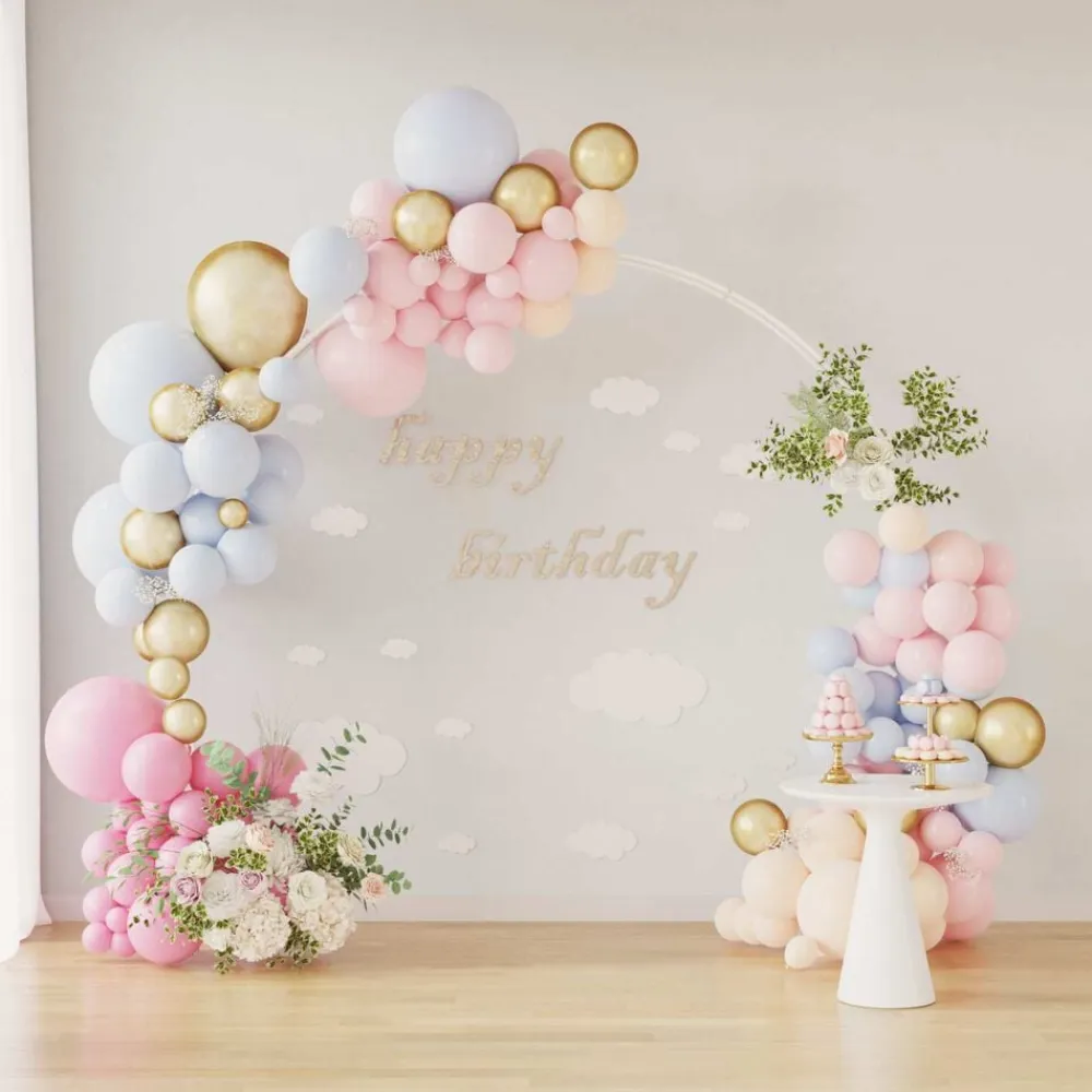 vidaXL Arco de Boda 223 x 45 x 201 cm Acero Online