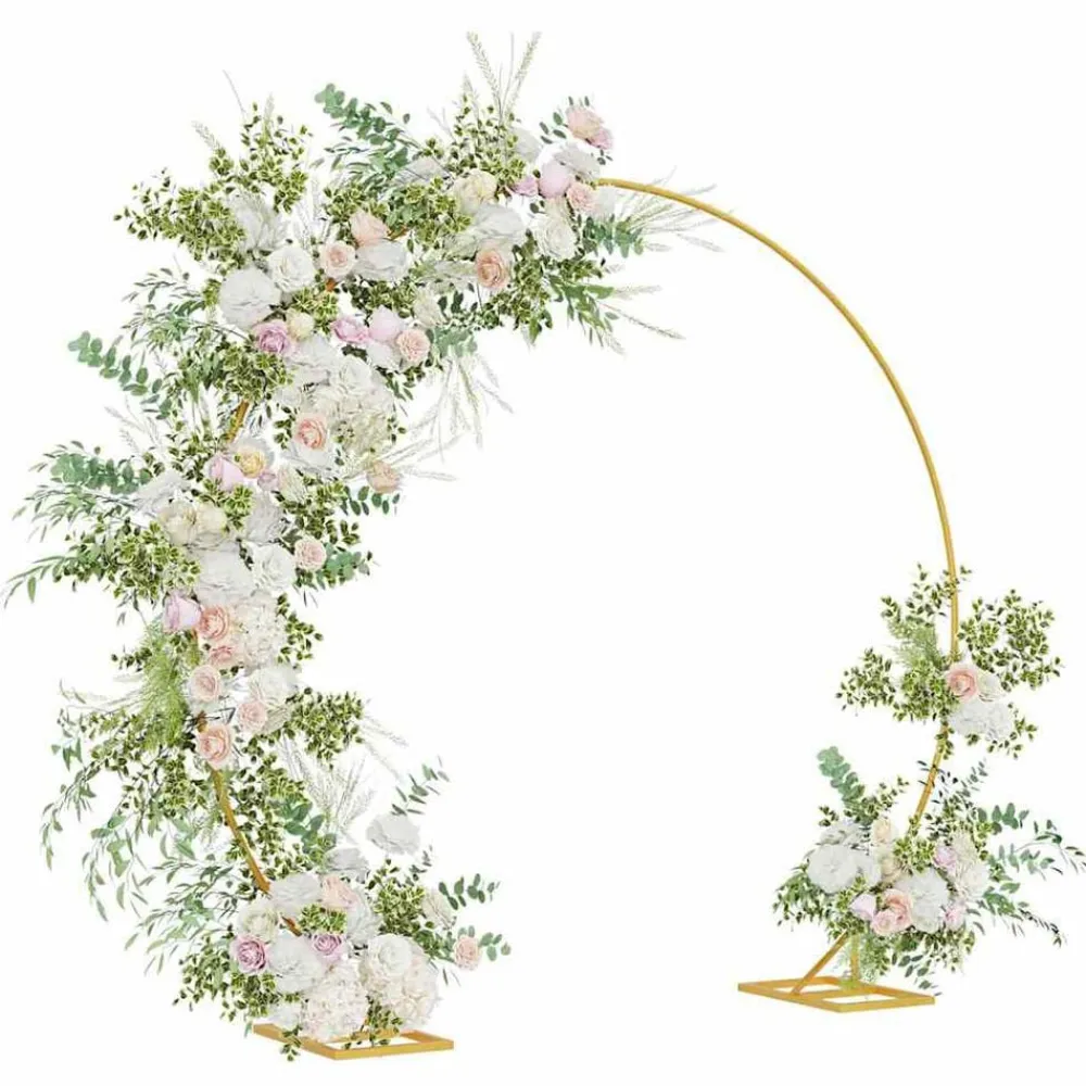 vidaXL Jardín-Arco de Boda 220 x 45 x 200 cm Acero