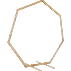 vidaXL Jardín-Arco de Boda Marrón Claro 221 x 92 x 216 cm