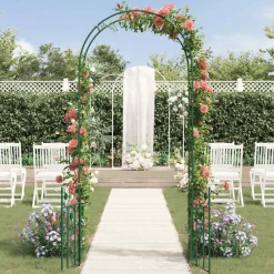 vidaXL Jardín-Arco de jardín con cerradura 102 x 50 x 218 cm